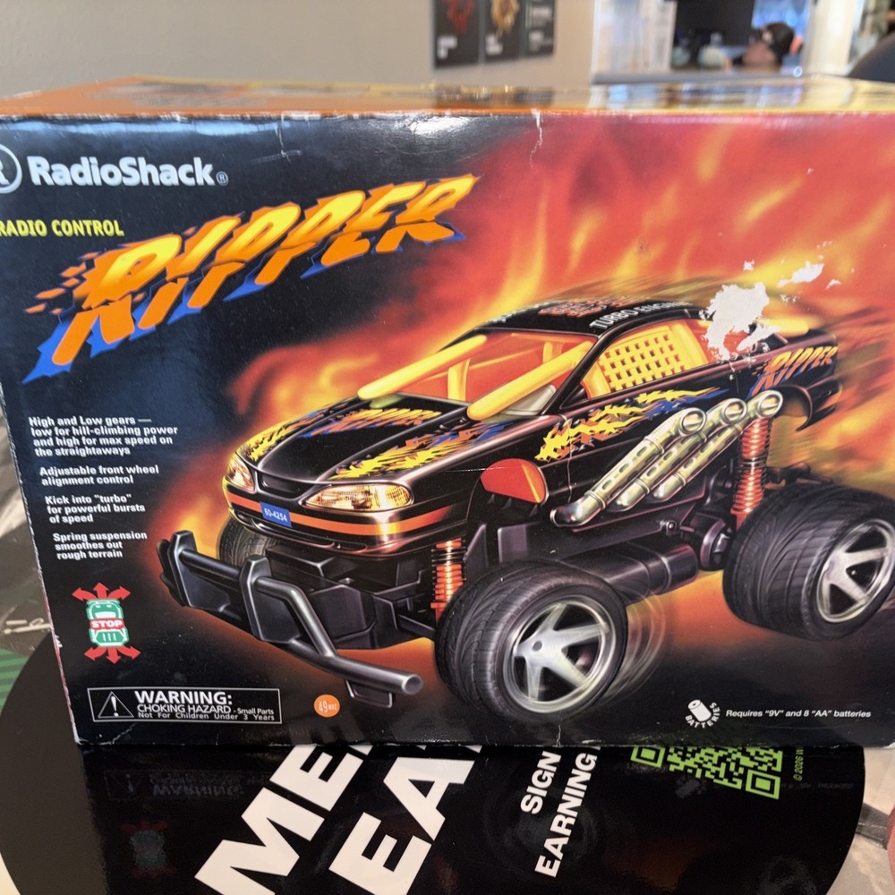Radio Shack Road Raptor nRC Dune Buggy Remote Control Car 60-4213 Vintage RC